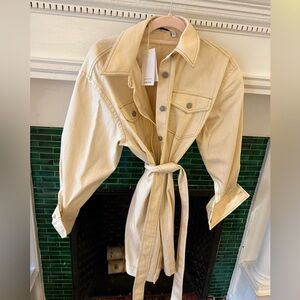 Women's Beige Belted Dress- &otherstories